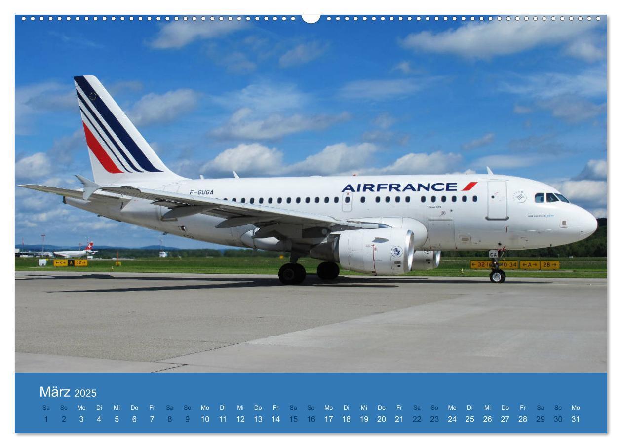 Bild: 9783435122653 | Airbus Airliners (Wandkalender 2025 DIN A2 quer), CALVENDO...