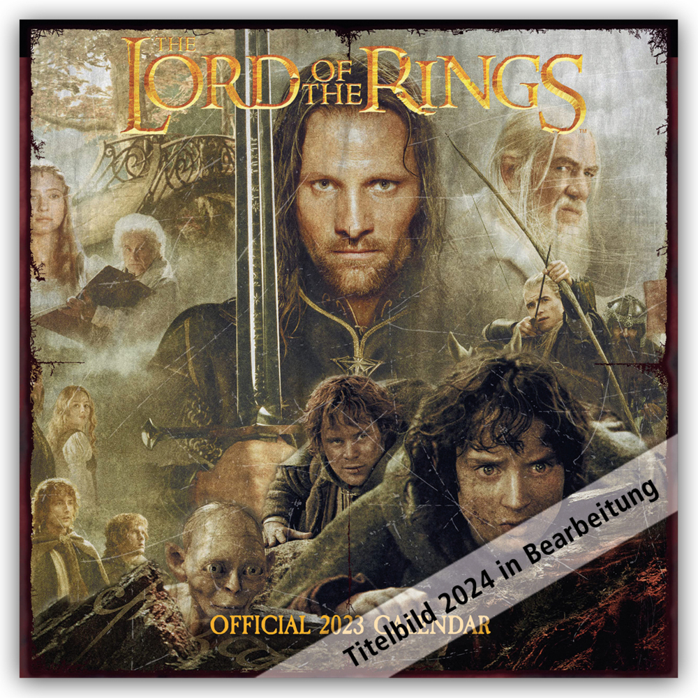Cover: 9781805270621 | Lord of the Rings - Der Herr der Ringe 2024 - Wandkalender | Ltd