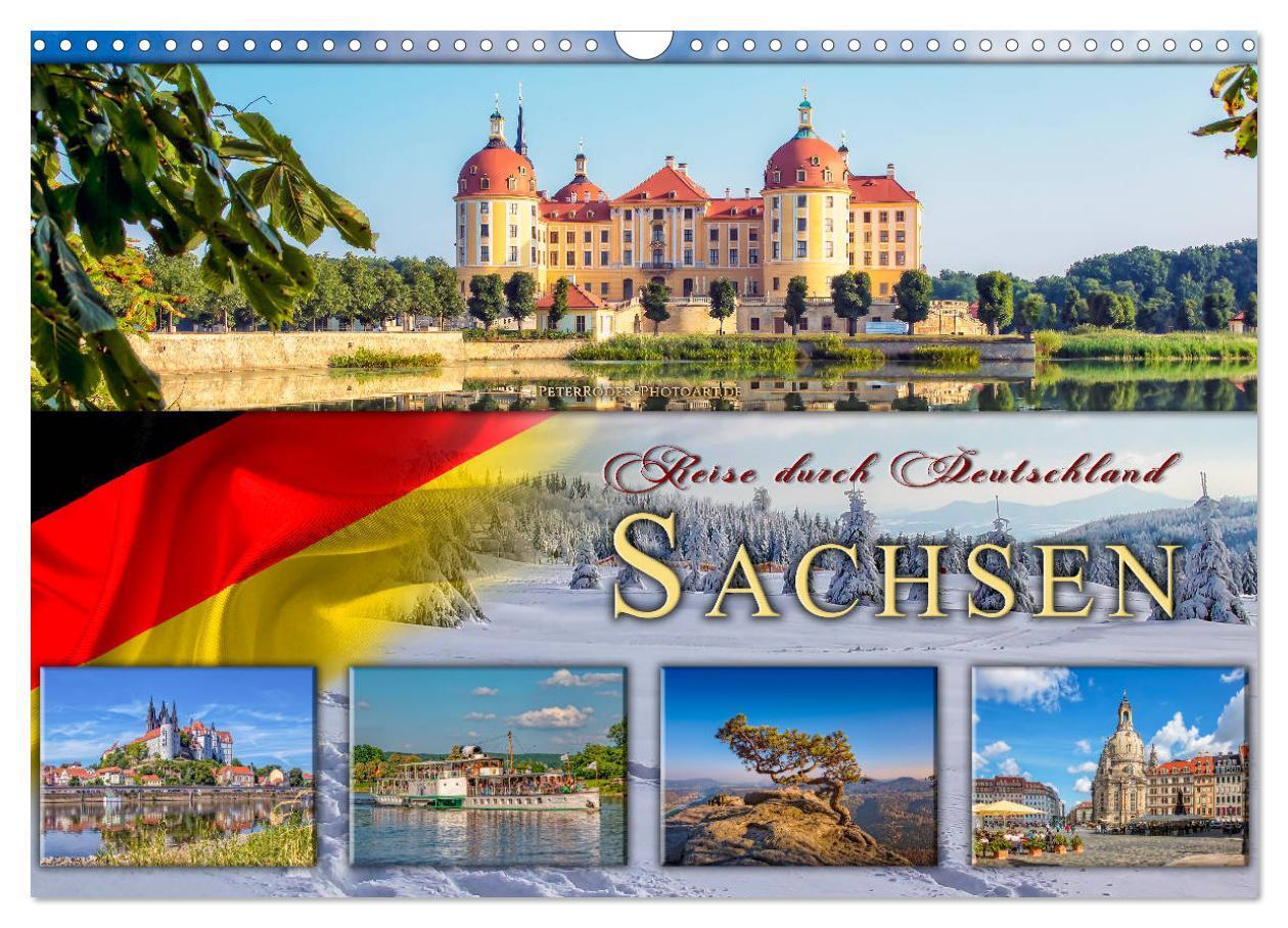 Cover: 9783435318520 | Reise durch Deutschland - Sachsen (Wandkalender 2025 DIN A3 quer),...