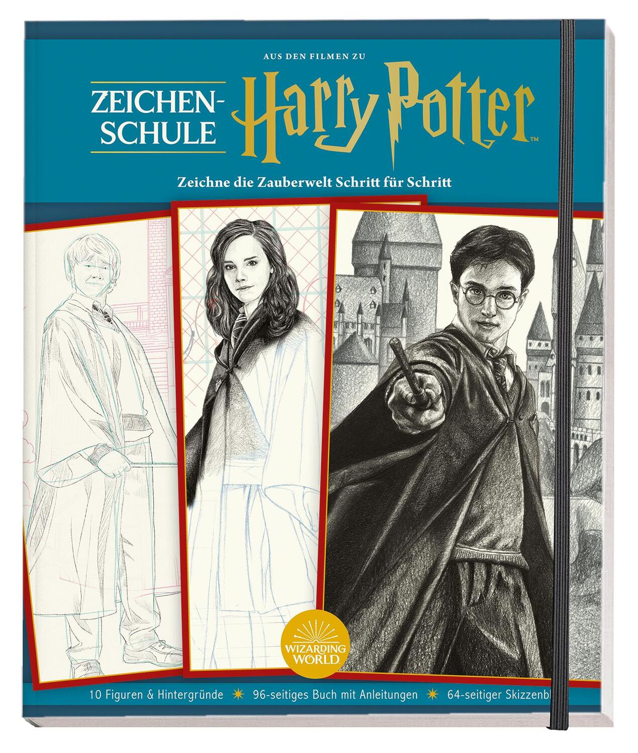 Cover: 9783833242014 | Aus den Filmen zu Harry Potter: Zeichenschule - Zeichne die...
