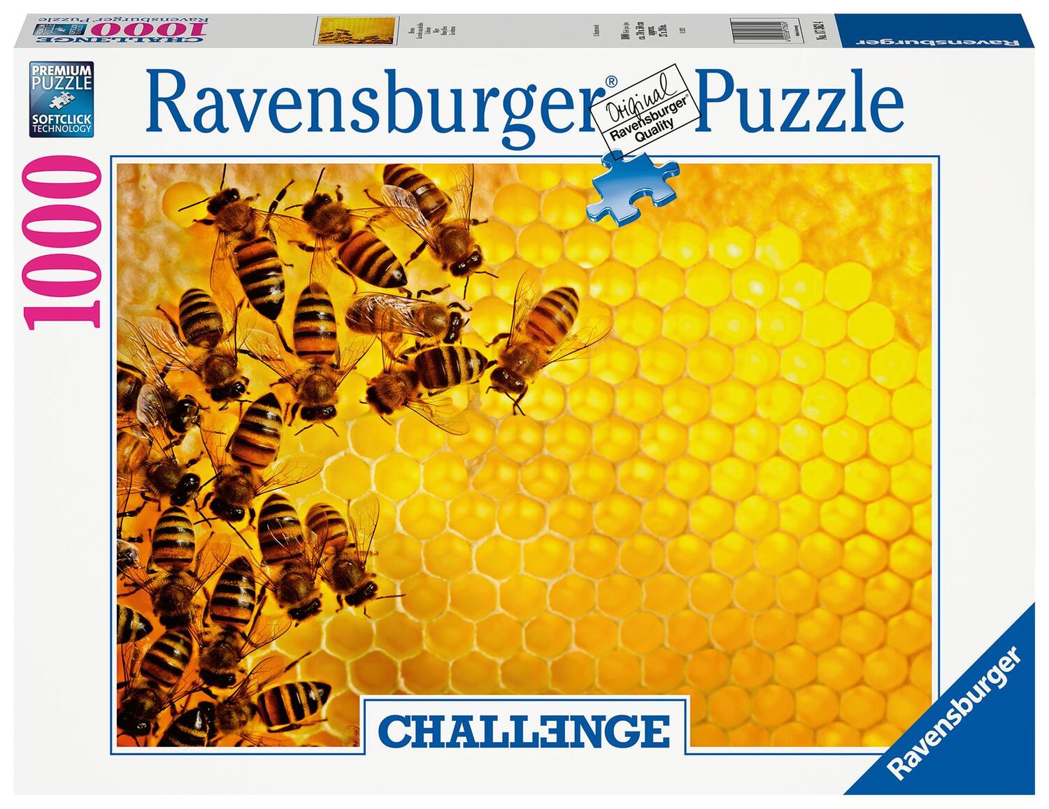 Cover: 4005556173624 | Ravensburger Challenge Puzzle 17362 Bienen - 1000 Teile Puzzle für...