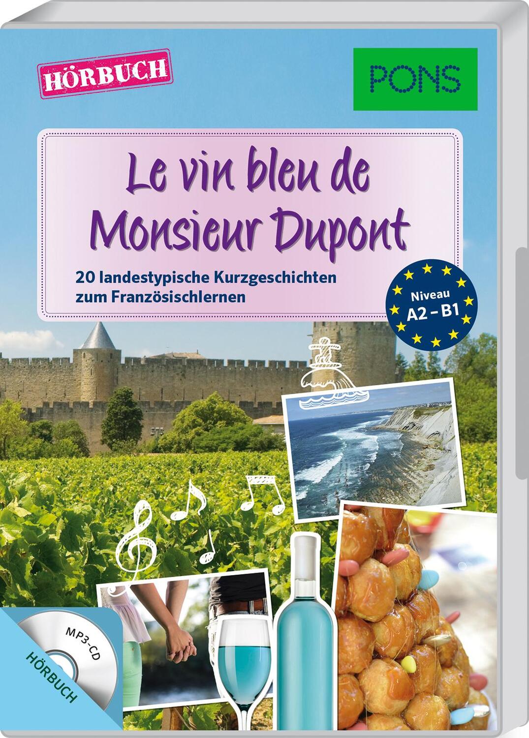 Cover: 9783125628151 | PONS Hörbuch Le vin bleu du Monsieur Dupont | Audio-CD | Deutsch