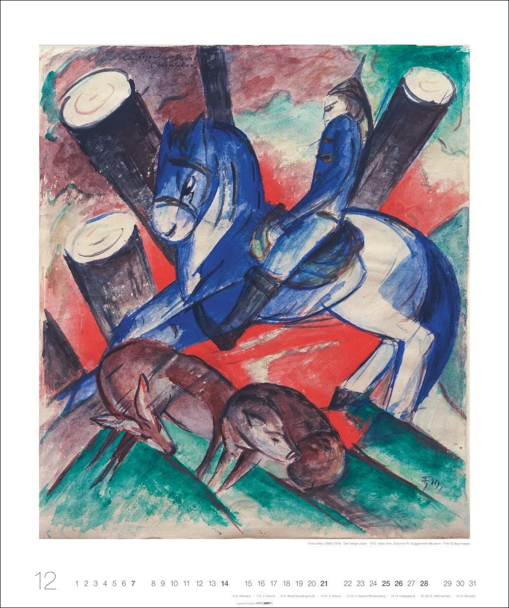 Bild: 9783839900970 | Franz Marc Edition Kalender 2025 | Kalender | Spiralbindung | 14 S.