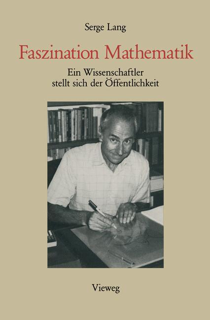 Cover: 9783528089566 | Faszination Mathematik | Serge Lang | Taschenbuch | Mathematik | 1989