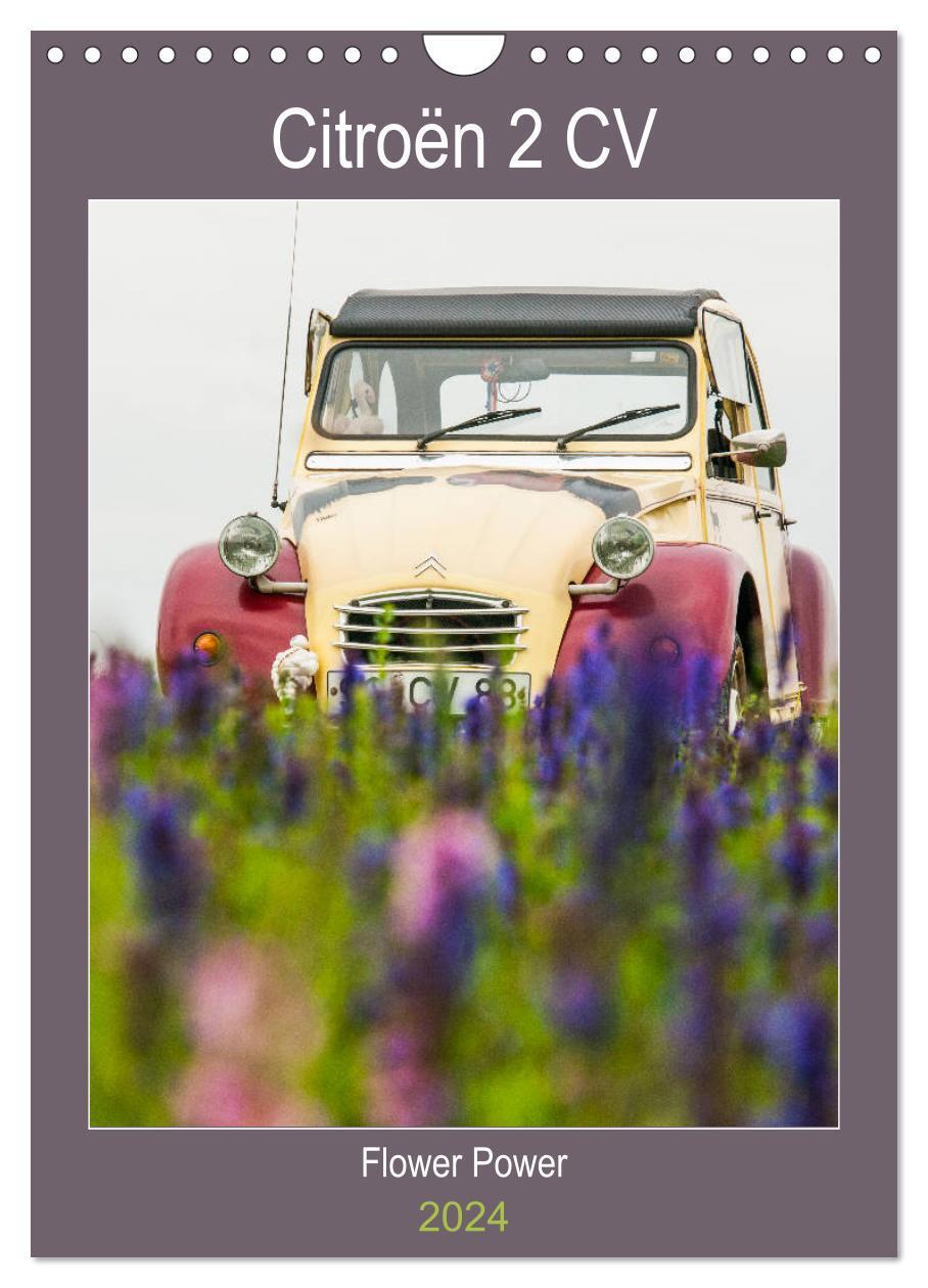Cover: 9783675846395 | Citroën 2 CV ¿ Flower Power (Wandkalender 2024 DIN A4 hoch),...