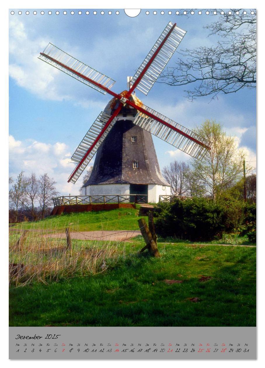 Bild: 9783457030264 | Windmühlen in Norddeutschland (Wandkalender 2025 DIN A3 hoch),...