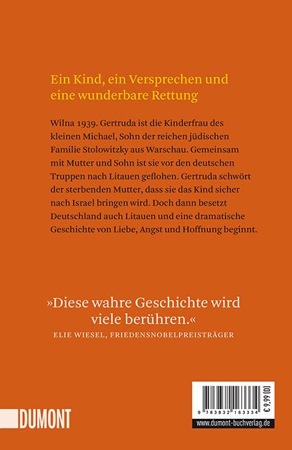 Rückseite: 9783832163334 | Gertrudas Versprechen | Die dramatische Rettung eines jüdischen Jungen