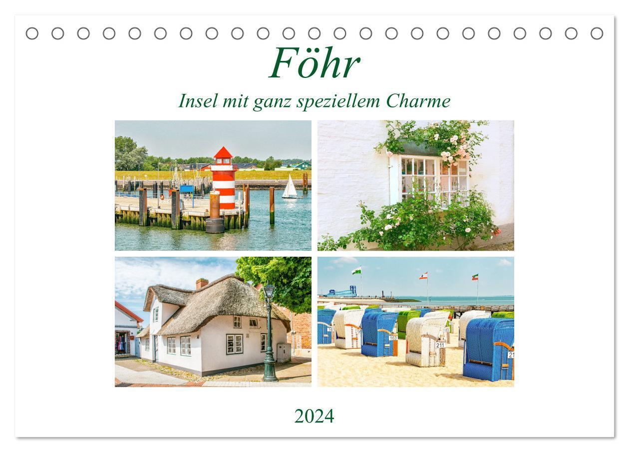 Cover: 9783675945395 | Föhr - Insel mit ganz speziellem Charme (Tischkalender 2024 DIN A5...