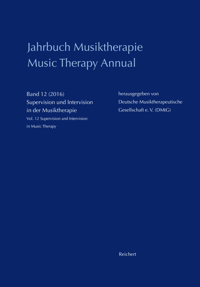 Cover: 9783954902224 | Supervision und Intervision in der Musiktherapie / Supervision and...