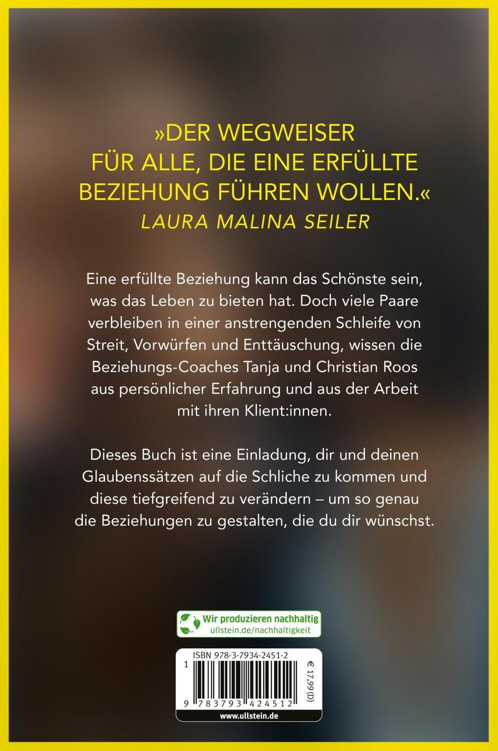 Rückseite: 9783793424512 | Das Ich im Du | Tanja Roos (u. a.) | Taschenbuch | 400 S. | Deutsch