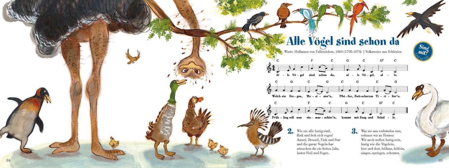 Bild: 9783961290451 | Alle Vögel sind schon da | Die schönsten Kinderlieder | Buch | 192 S.