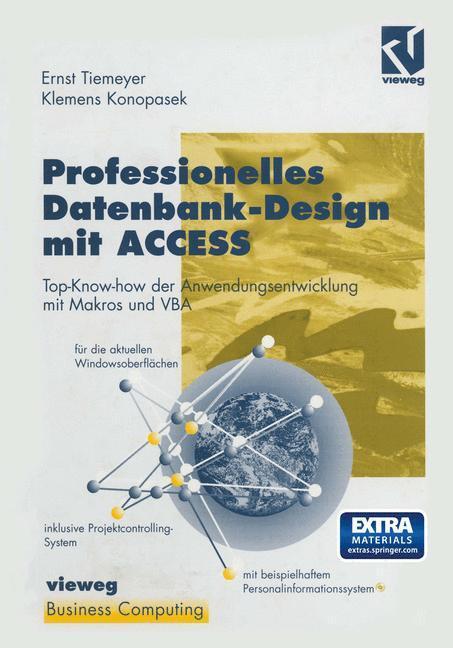 Cover: 9783322915337 | Professionelles Datenbank-Design mit ACCESS | Klemens Konopasek | Buch