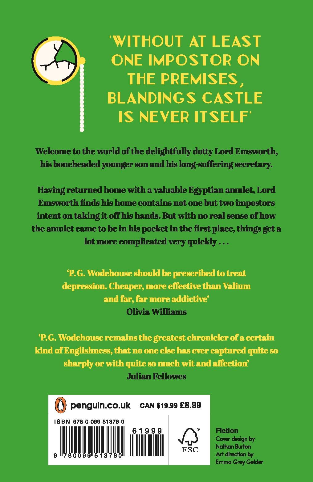 Rückseite: 9780099513780 | Something Fresh | (Blandings Castle) | P. G. Wodehouse | Taschenbuch