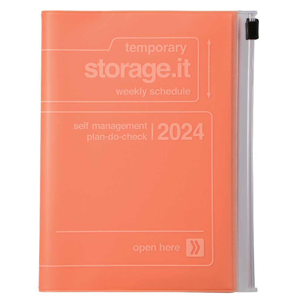 Cover: 4550045106794 | MARK'S 2023/2024 Taschenkalender A6 vertikal, Storage it, Orange