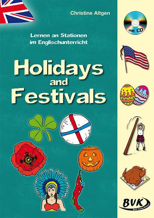 Cover: 9783867406666 | Lernen an Stationen im Englischunterricht: Holidays and Festivals...