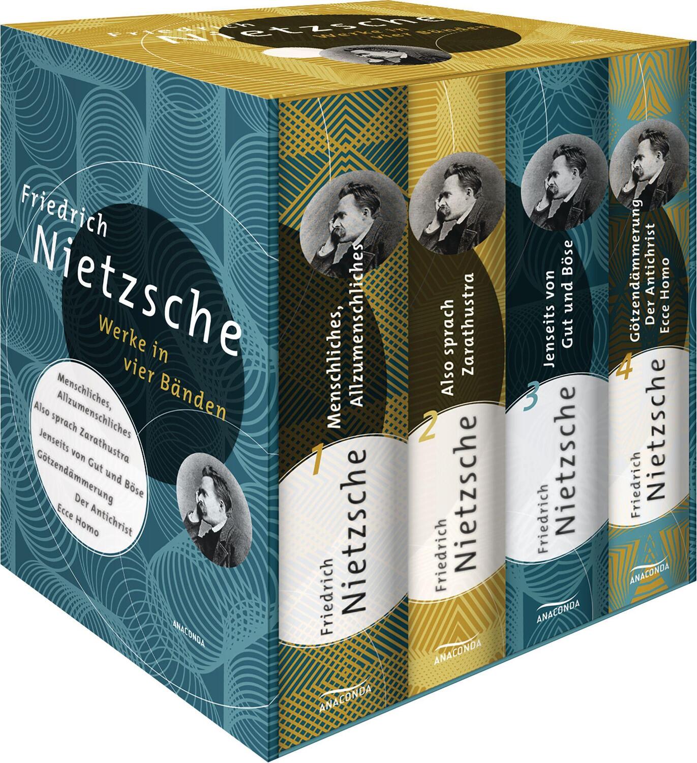 Cover: 9783730608500 | Friedrich Nietzsche, Werke in vier Bänden (Menschliches, Allzu...