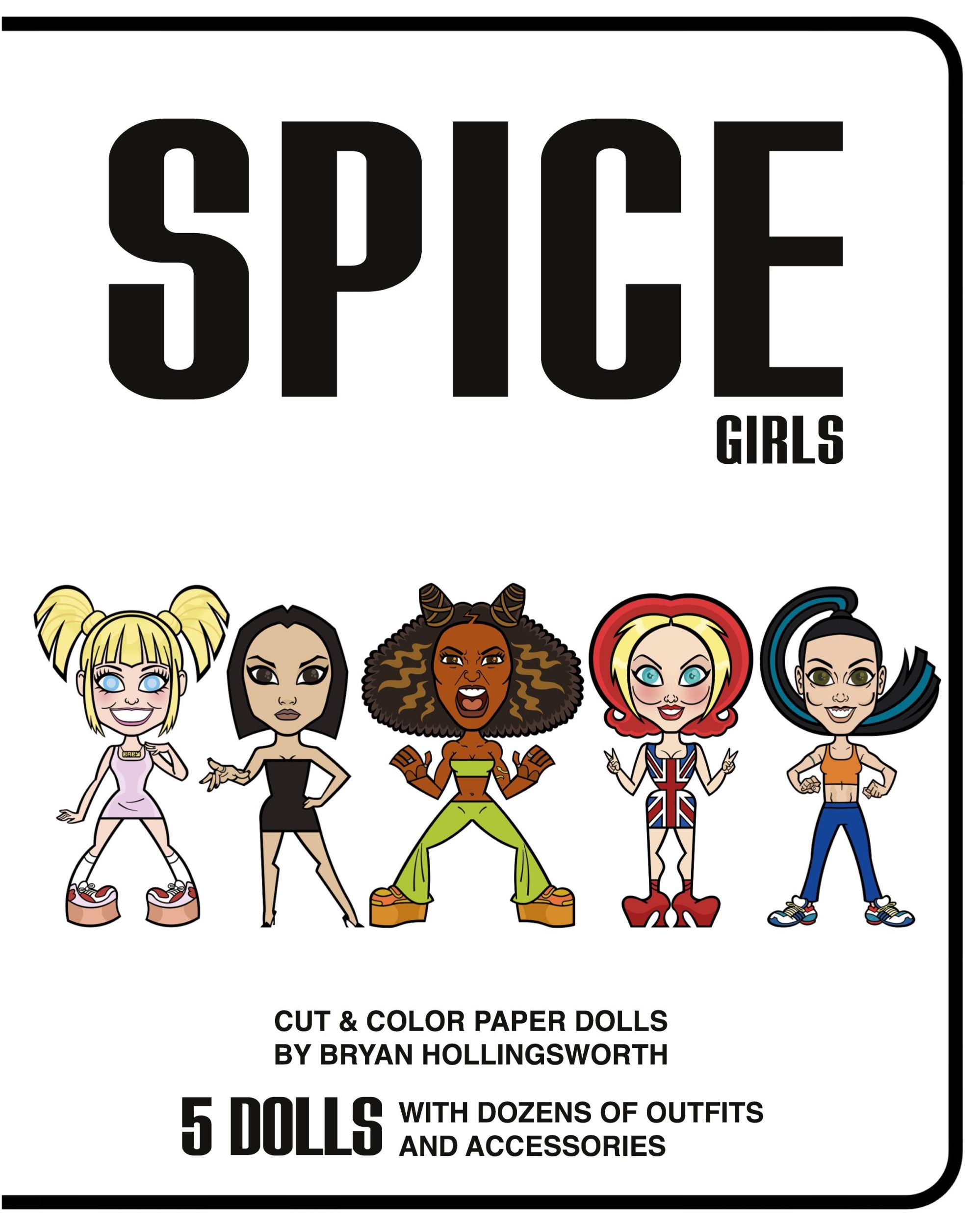 Cover: 9780368816178 | Spice Girl Cut and Color Paper Dolls | Bryan Hollingsworth | Buch