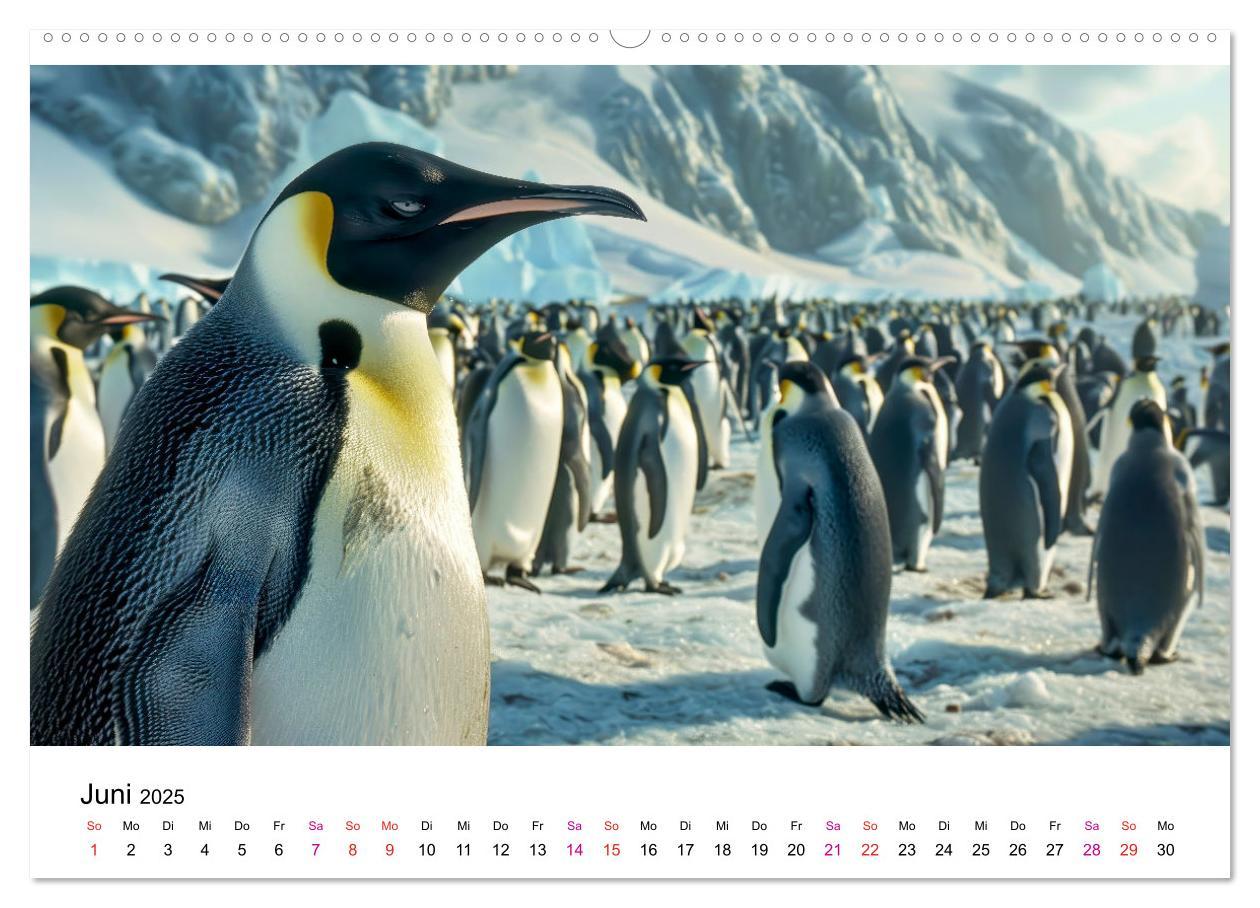 Bild: 9783457164440 | Maritim pur - Pinguine (Wandkalender 2025 DIN A2 quer), CALVENDO...