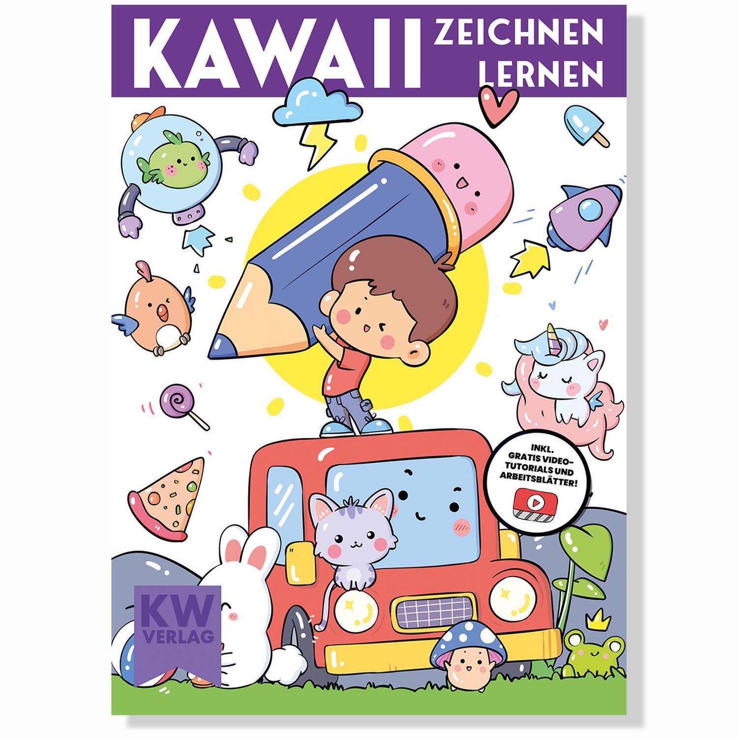 Cover: 9783982480763 | Kawaii zeichnen lernen - 400+ süße Sachen und Dinge | SimplePaper