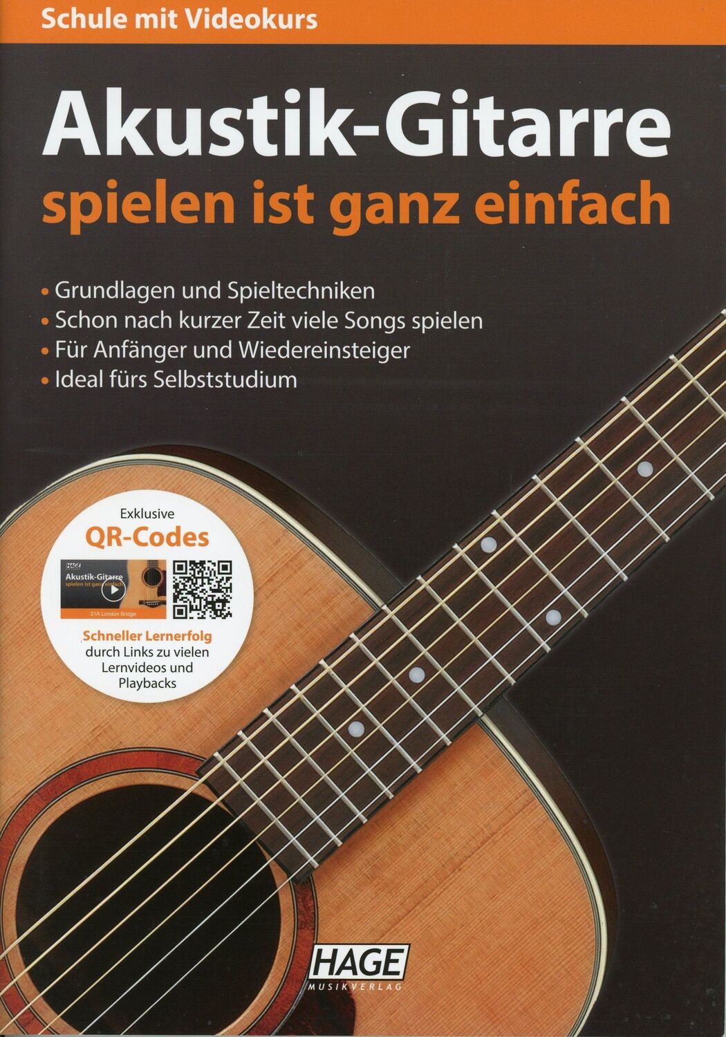 Cover: 4026929917119 | Akustik-Gitarre spielen ist ganz einfach | Schule mit Videokurs | Hage