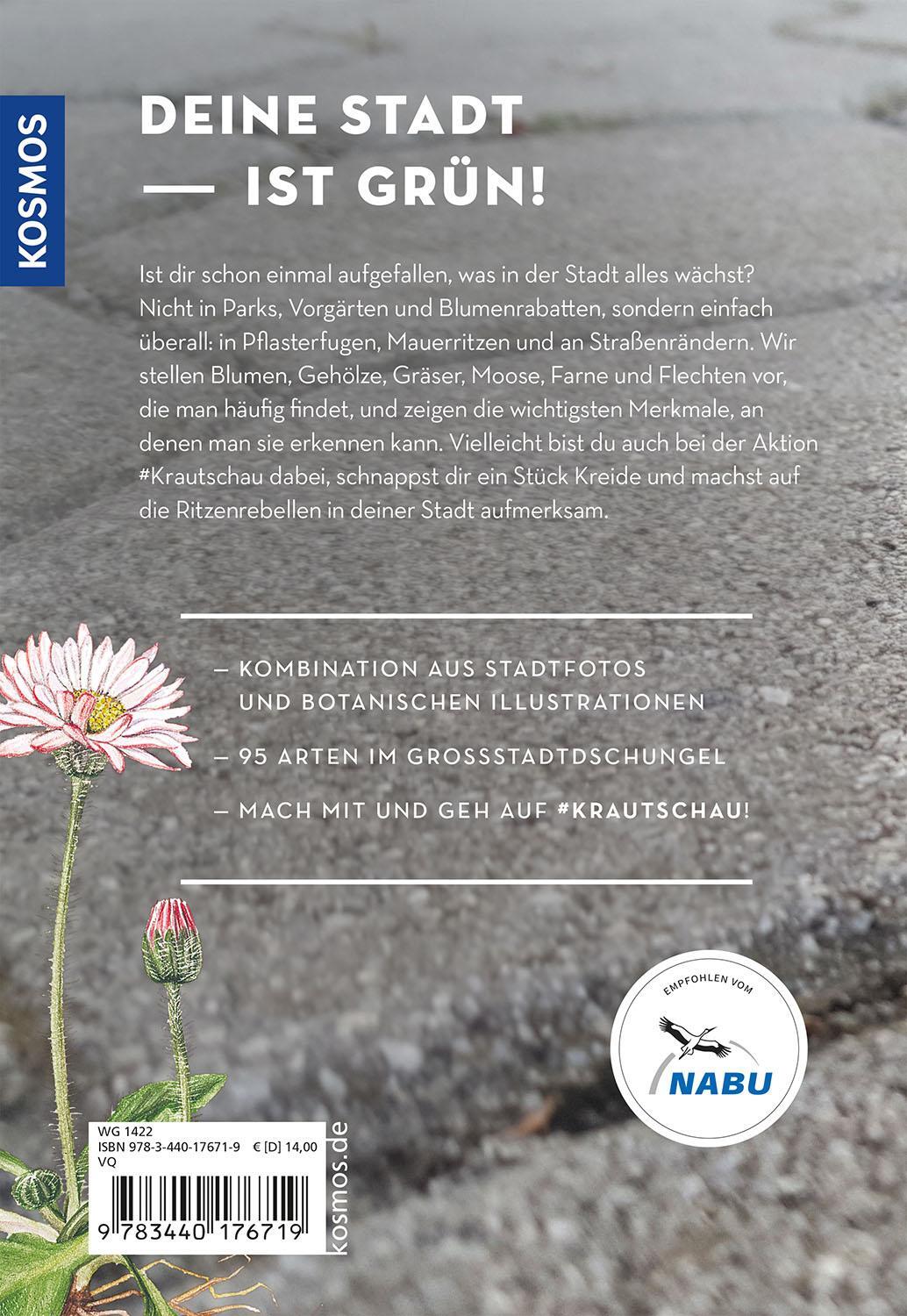 Rückseite: 9783440176719 | Das wächst in deiner Stadt | #Krautschau - 95 Pflanzen erkennen | Buch