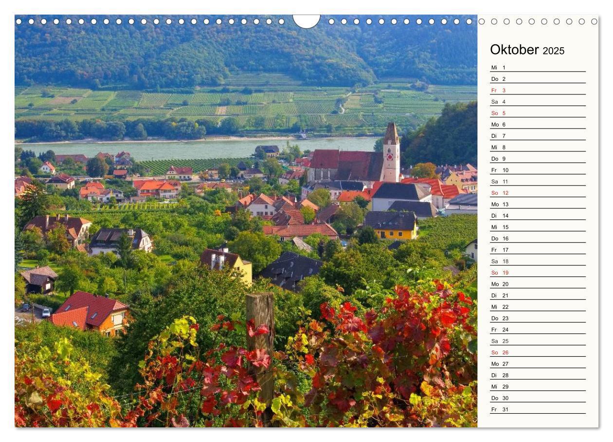 Bild: 9783435530946 | Die Wachau - An der Donau zwischen Melk und Krems (Wandkalender...