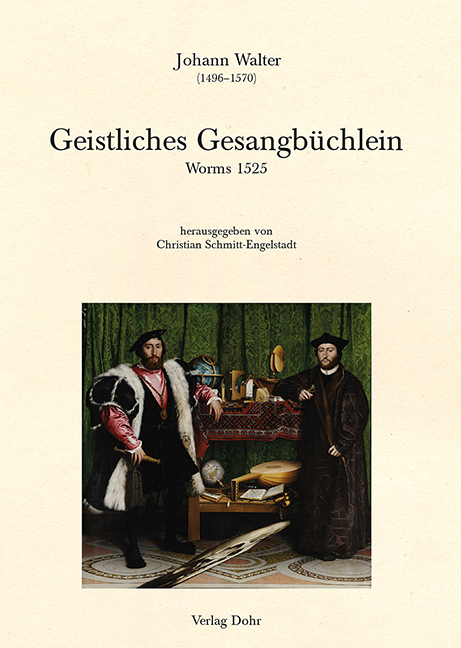 Cover: 9783868461381 | Geistliches Gesangbüchlein (Worms 1525) | Christian Schmitt-Engelstadt