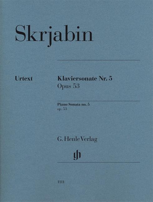 Cover: 9790201811116 | Piano Sonata No.5 Op.53 | Piano Sonata no. 5 op. 53 | Skrjabin | Buch