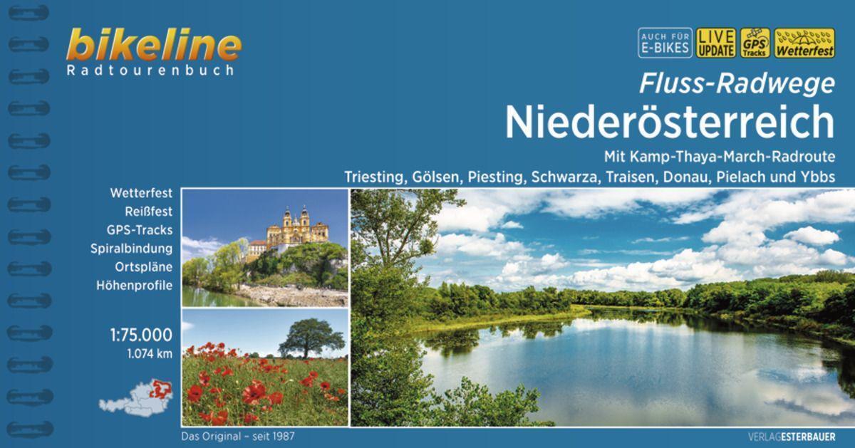 Cover: 9783711100764 | Fluss-Radwege Niederösterreich | Esterbauer Verlag | Taschenbuch