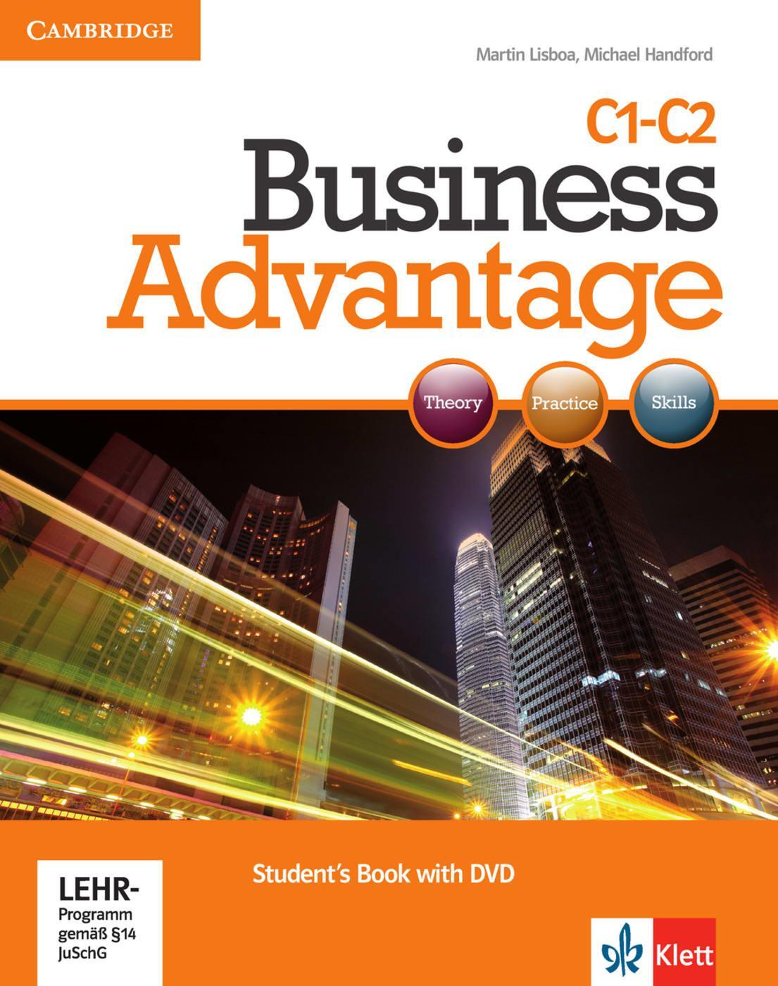 Cover: 9783125028203 | Business Advantage C1. Advanced. Student's Book with DVD | Taschenbuch