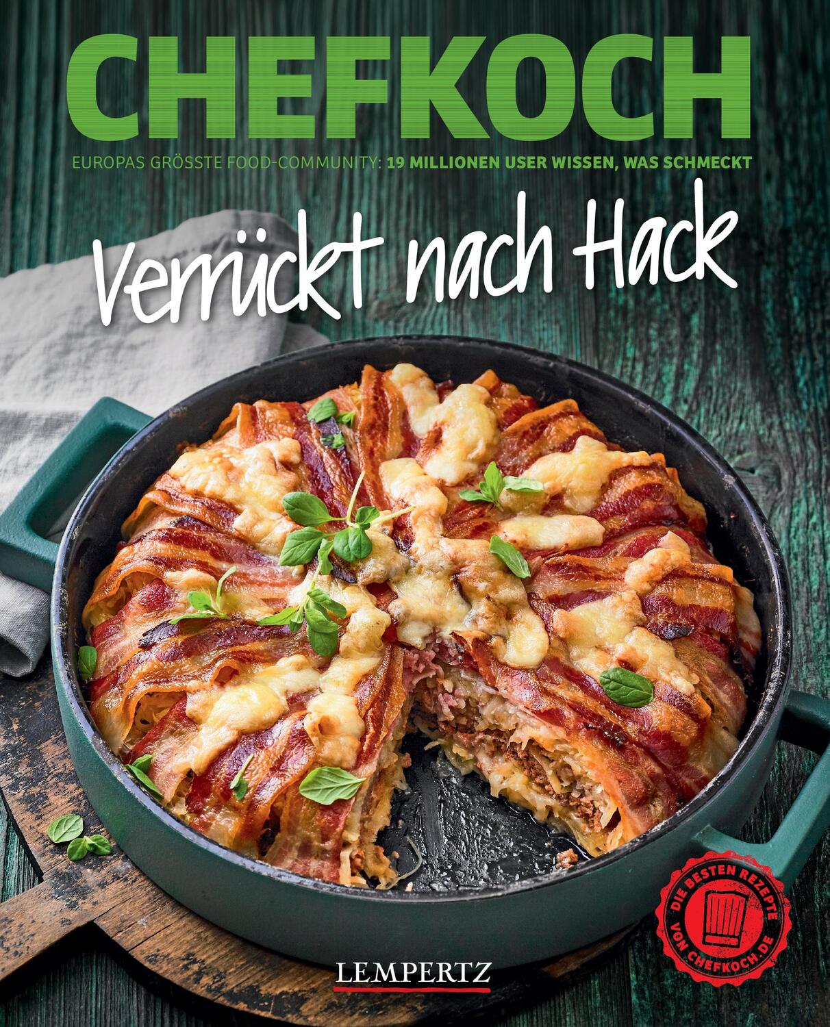 Cover: 9783960583356 | Chefkoch: Verrückt nach Hack | Buch | 120 S. | Deutsch | 2020