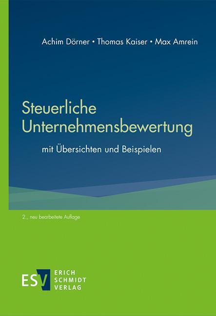 Cover: 9783503212392 | Steuerliche Unternehmensbewertung | mit Übersichten und Beispielen