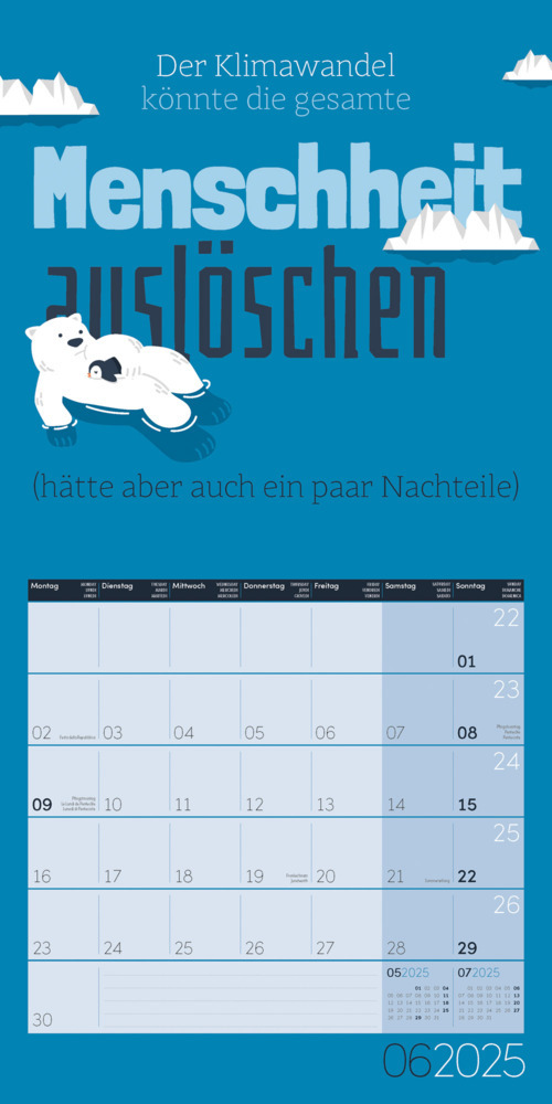 Bild: 9783838445342 | Einspruch Kalender 2025 - 30x30 | Ackermann Kunstverlag | Kalender