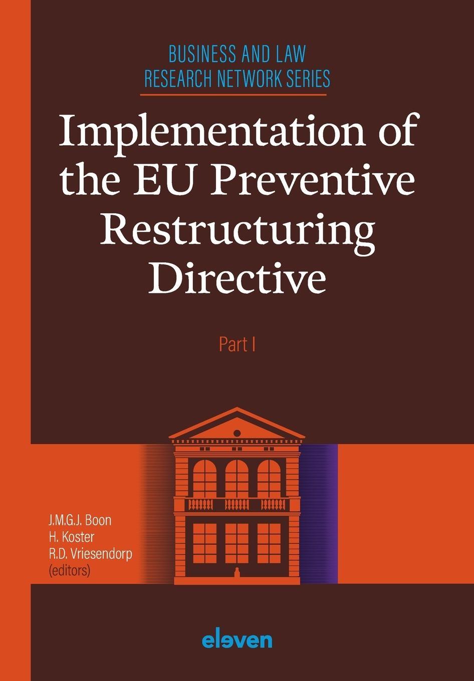 Cover: 9789047301868 | Implementation of the EU Preventive Restructuring Directive | Buch