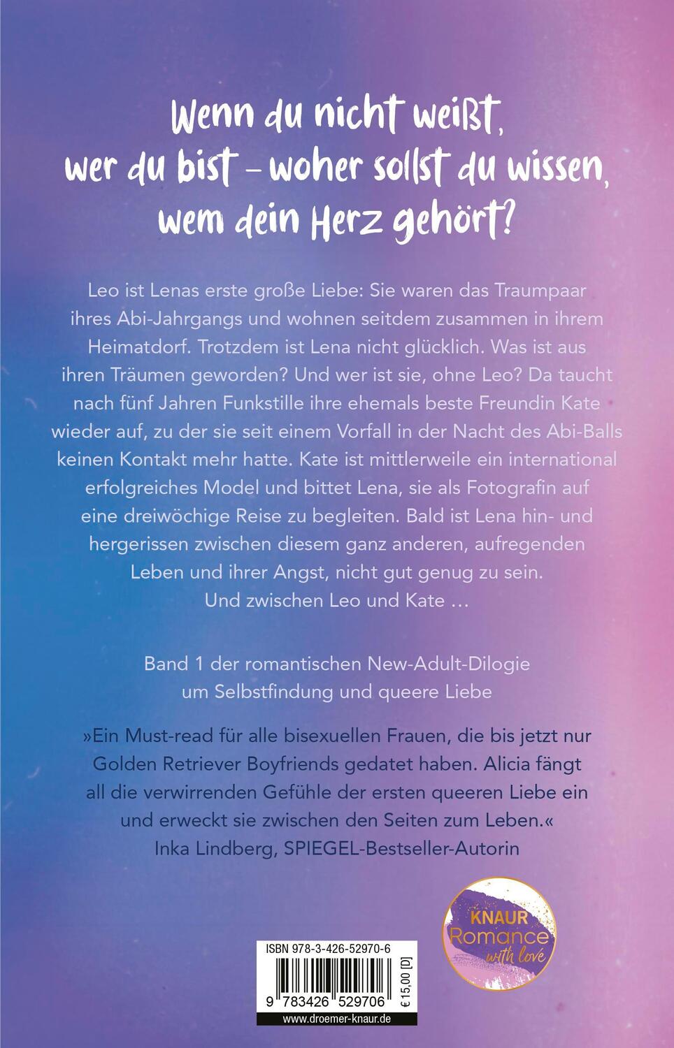 Rückseite: 9783426529706 | Wer, wenn nicht wir | Alicia Zett | Taschenbuch | 416 S. | Deutsch