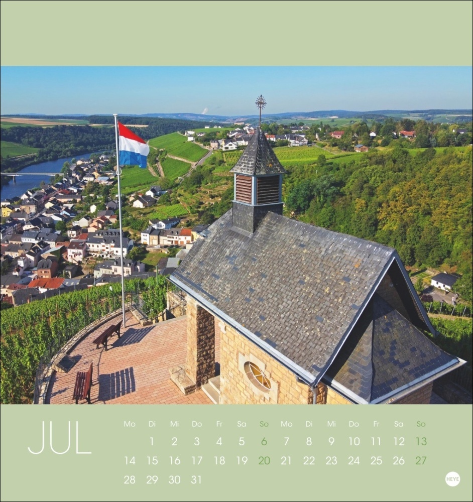 Bild: 9783756408696 | Luxemburg Postkartenkalender 2025 | Kalender | Spiralbindung | 13 S.