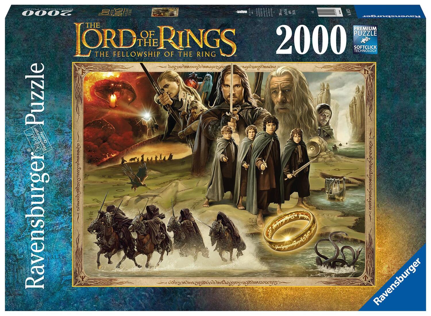 Cover: 4005556169276 | Ravensburger Puzzle 16927 - LOTR: The Fellowship of the Ring - 2000...