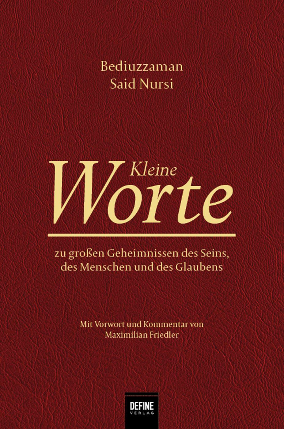 Cover: 9783946871385 | Kleine Worte | Bediüzzaman Said Nursi | Buch | Deutsch | 2021