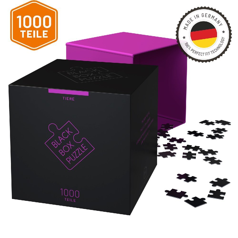Bild: 4262387640057 | Black Box Puzzle Tiere (Puzzle) | Edition 2022 | Spiel | In Spielebox
