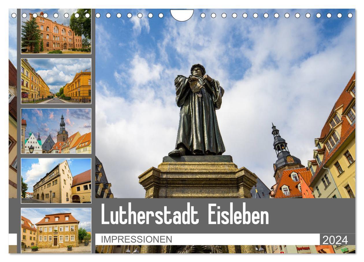 Cover: 9783383070914 | Lutherstadt Eisleben Impressionen (Wandkalender 2024 DIN A4 quer),...