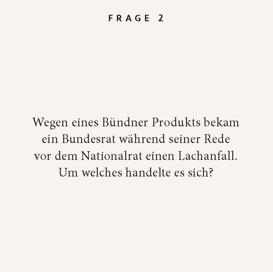 Bild: 9783899784275 | Graubünden-Quiz | 100 Fragen und Antworten (Neuauflage) | Aerni | Buch