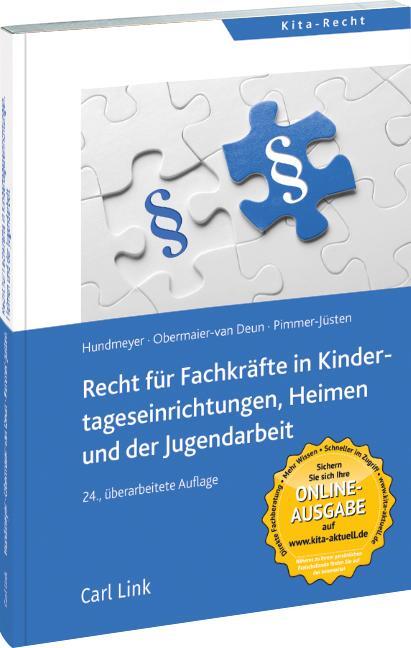 Cover: 9783556074893 | Recht für Fachkräfte in Kindertageseinrichtungen, Heimen und der...