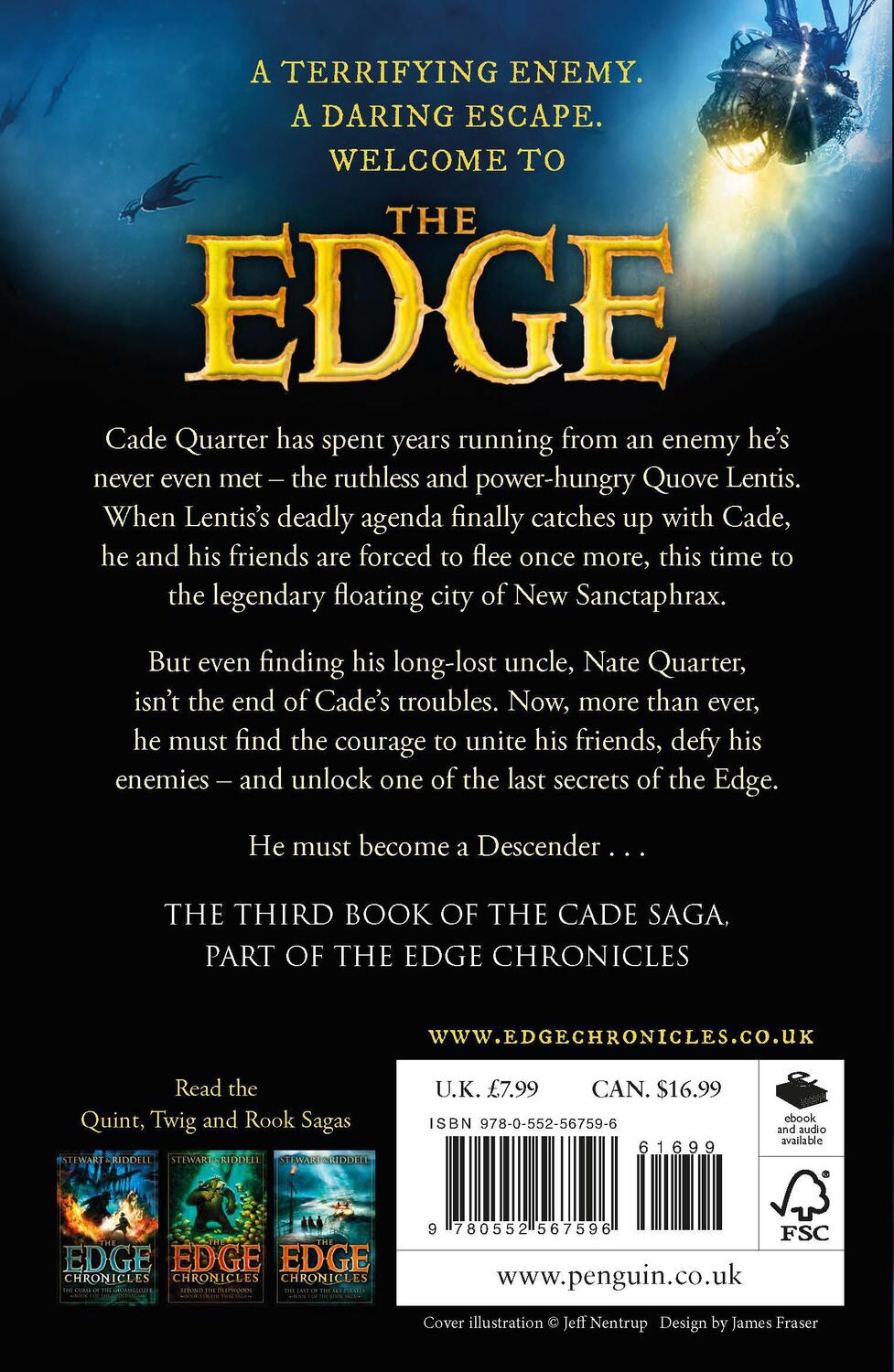 Rückseite: 9780552567596 | The Edge Chronicles 13: The Descenders | Third Book of Cade | Buch
