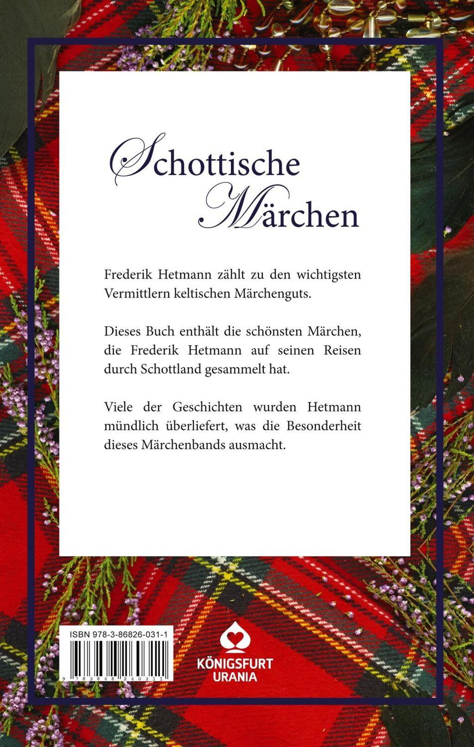 Bild: 9783868260311 | Schottische Märchen | Zum Erzählen und Vorlesen | Frederik Hetmann