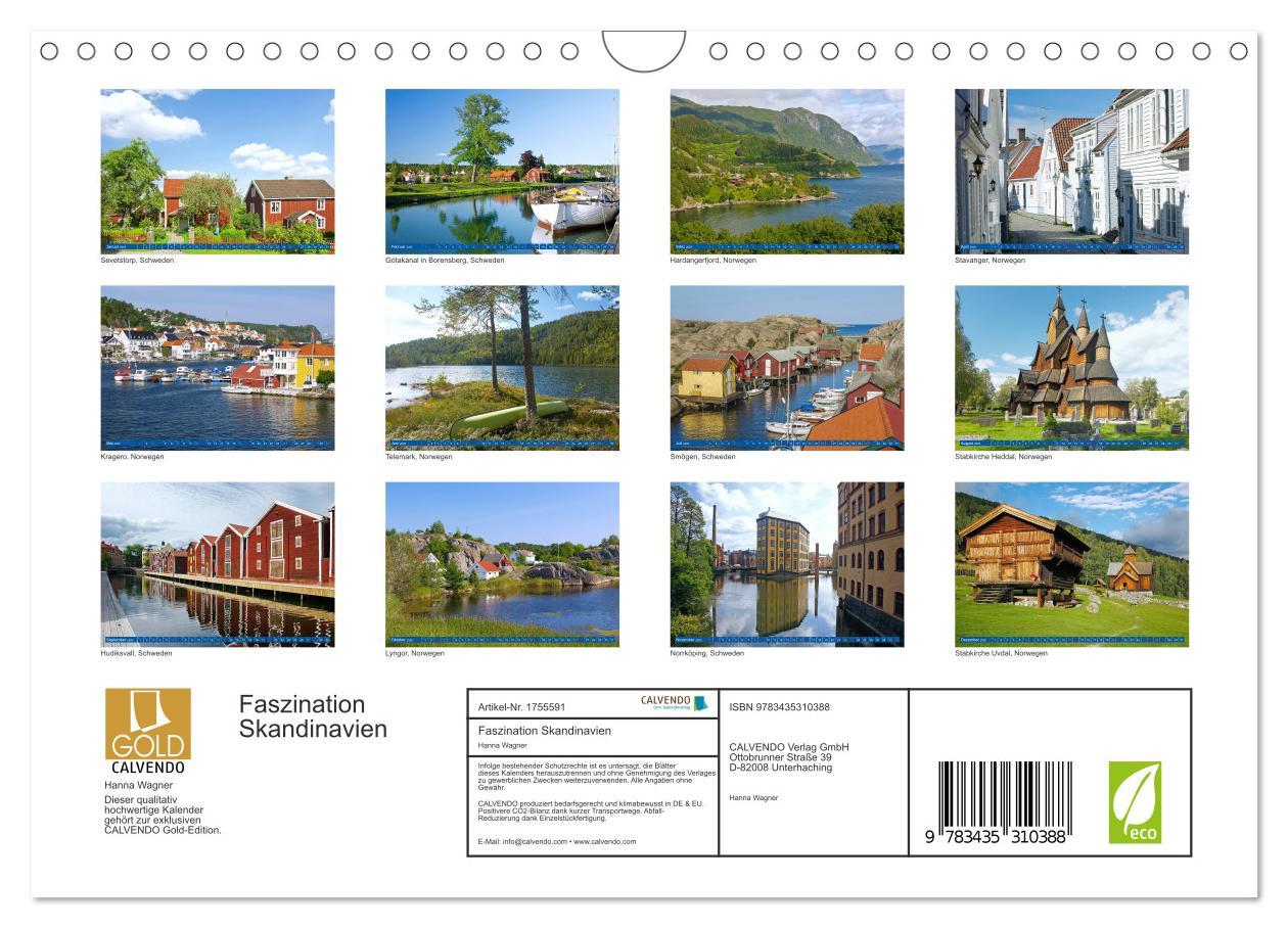 Bild: 9783435310388 | Faszination Skandinavien (Wandkalender 2025 DIN A4 quer), CALVENDO...