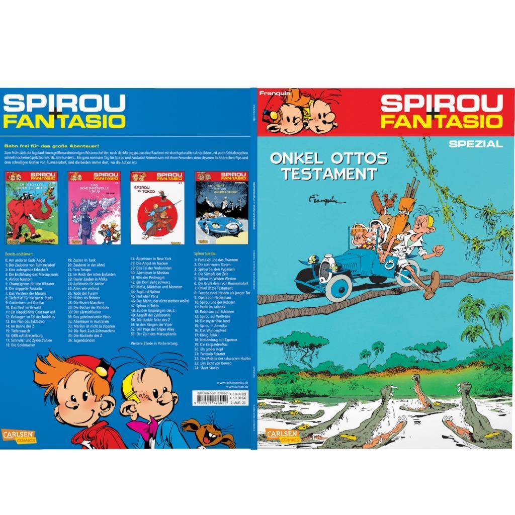 Bild: 9783551776952 | Spirou und Fantasio Spezial 7: Onkel Ottos Testament | André Franquin