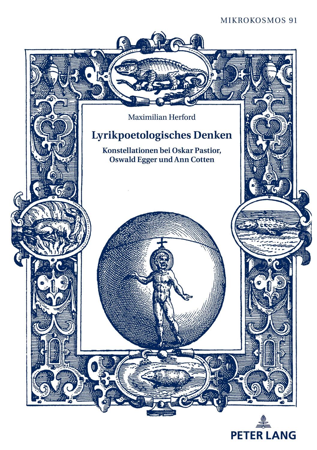 Cover: 9783631911730 | Lyrikpoetologisches Denken | Maximilian Herford | Buch | Mikrokosmos