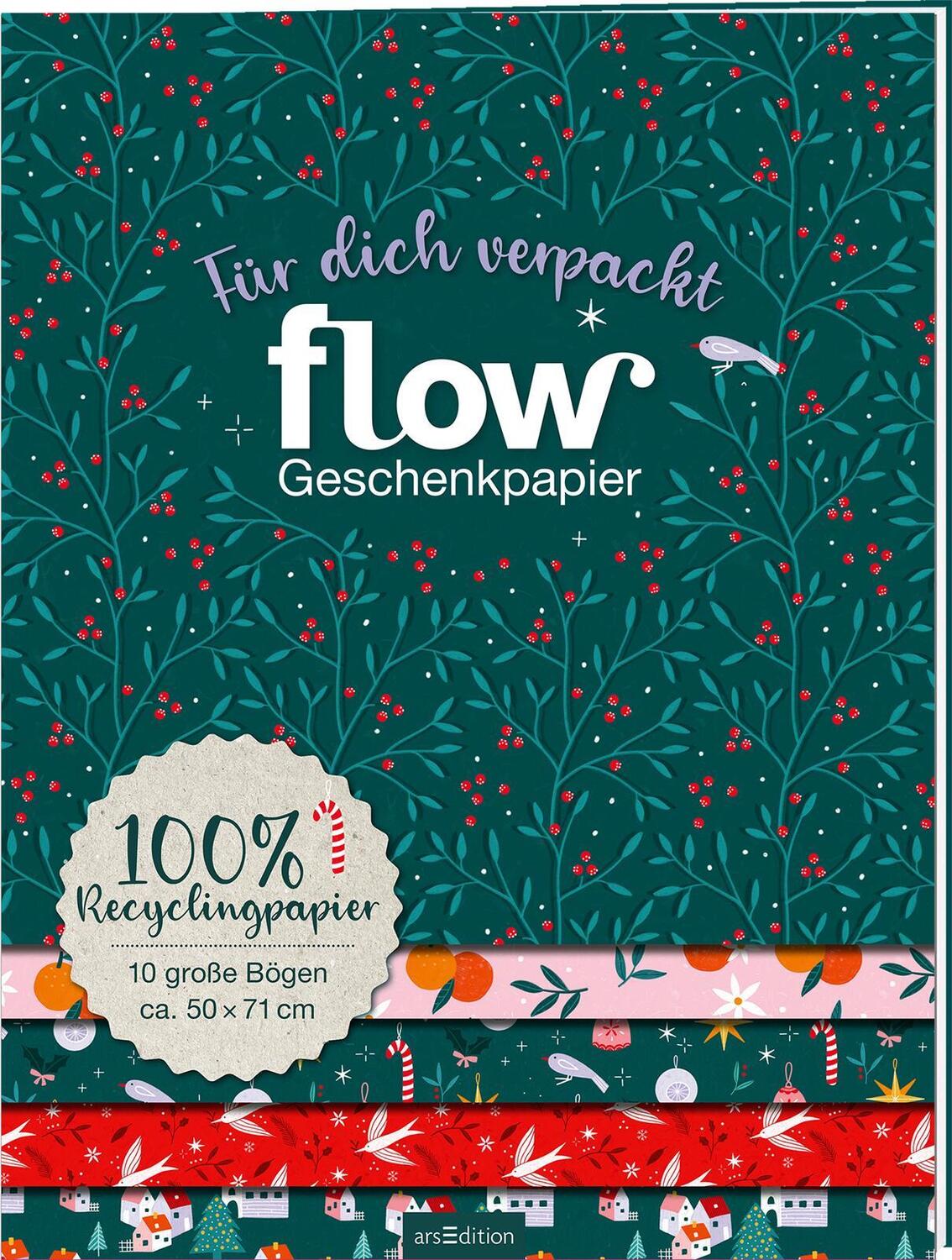 Cover: 4014489129752 | Flow Geschenkpapier | Für dich verpackt | Stück | 10 S. | Deutsch