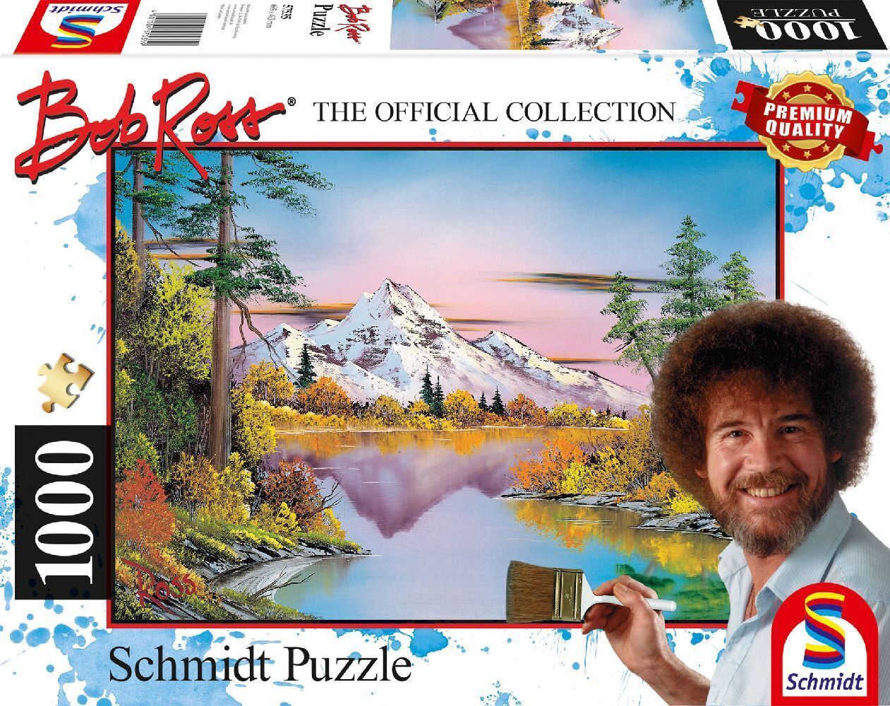 Cover: 4001504575359 | Spiegelungen | Puzzle Bob Ross 1.000 Teile | Spiel | Schachtel | 2023