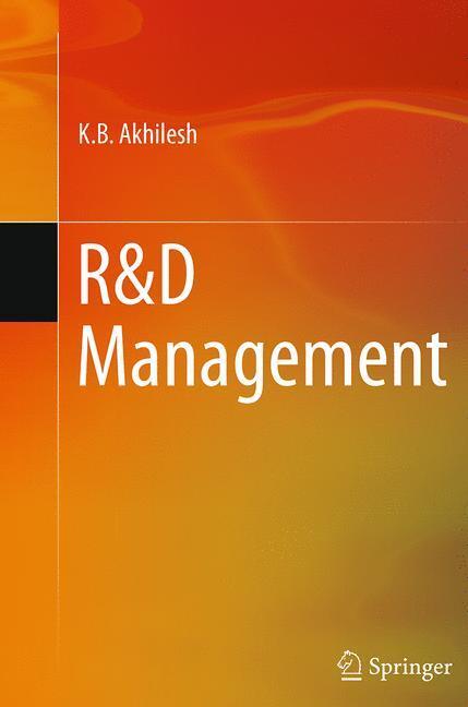 Cover: 9788132235194 | R&amp;D Management | K B Akhilesh | Taschenbuch | Paperback | XVII | 2016